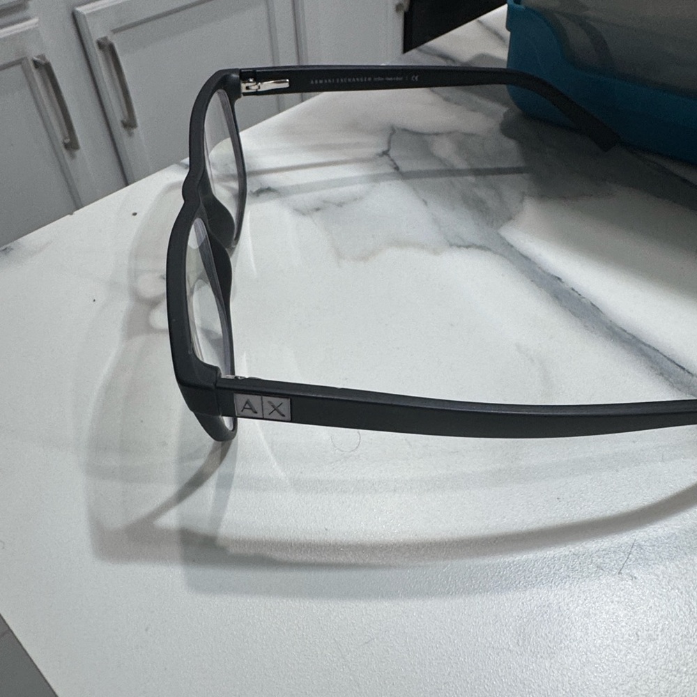 Armani Exchange Matte Black Rectangular Glasses - image 6